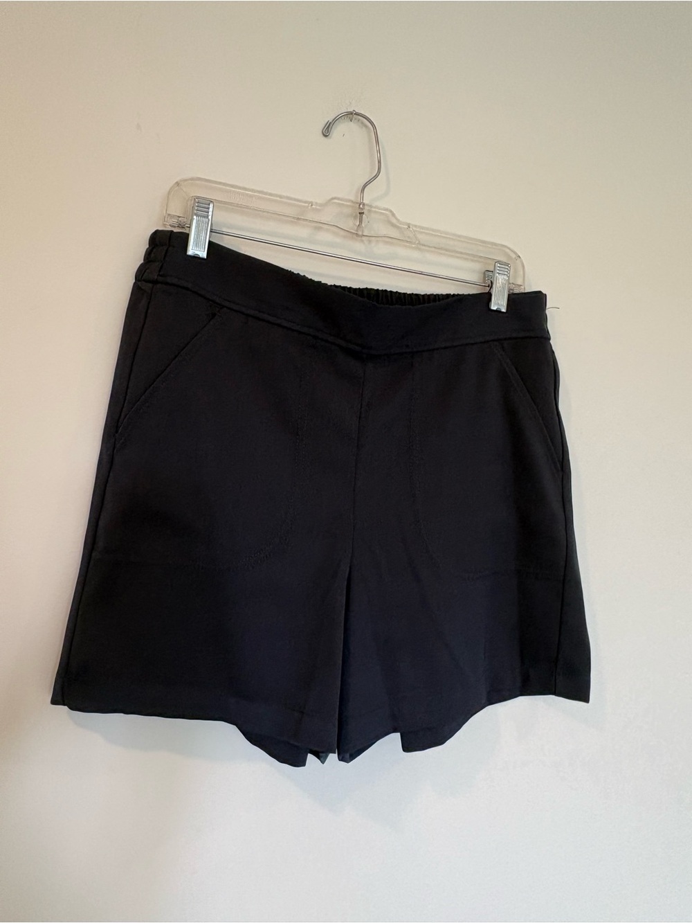 Women’s Black High-Rise Casual Shorts